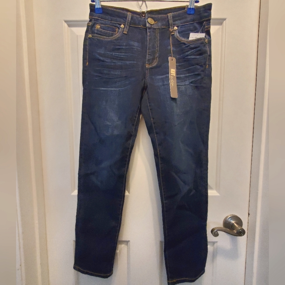 Kut From The Kloth Ankle Straight Leg Jeans